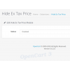 Hide Ex Tax price