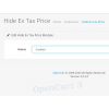 Hide Ex Tax price