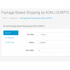 Package Based Shipping