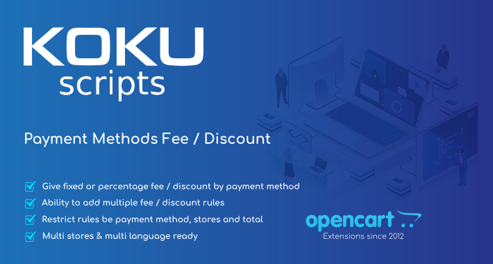 Payment Methods Fee / Discount