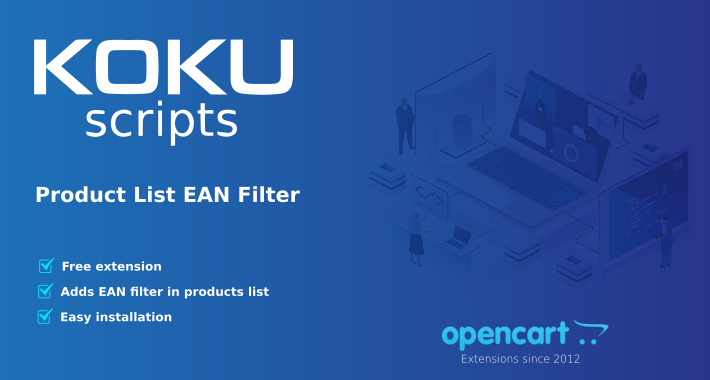 Product List EAN Filter (admin) - Free!